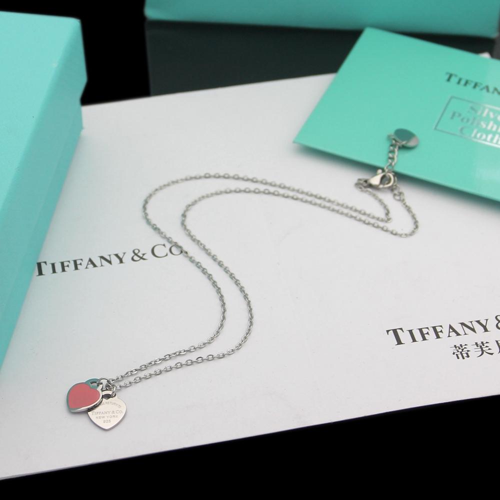 Tiffany & Co. Double Heart Tag Pendant - EUR FASHION