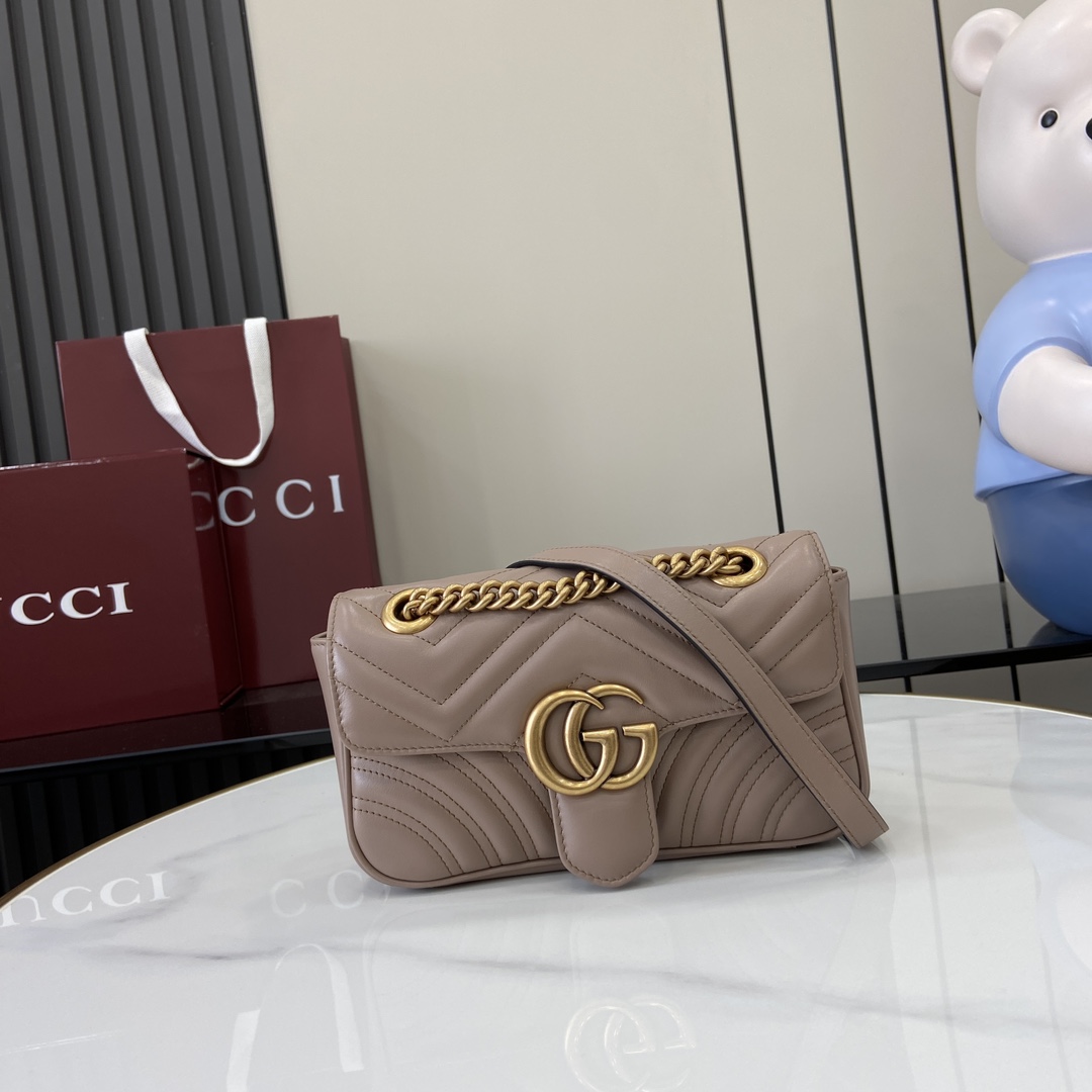 Gucci GG Marmont Mini Shoulder Bag - EUR FASHION