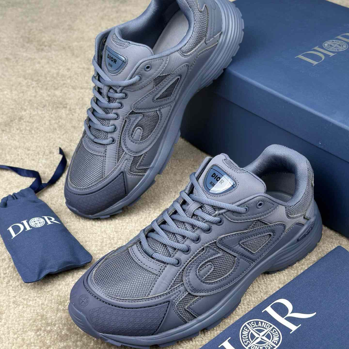 Stone Island x Dior B30 Sneaker  - EUR FASHION