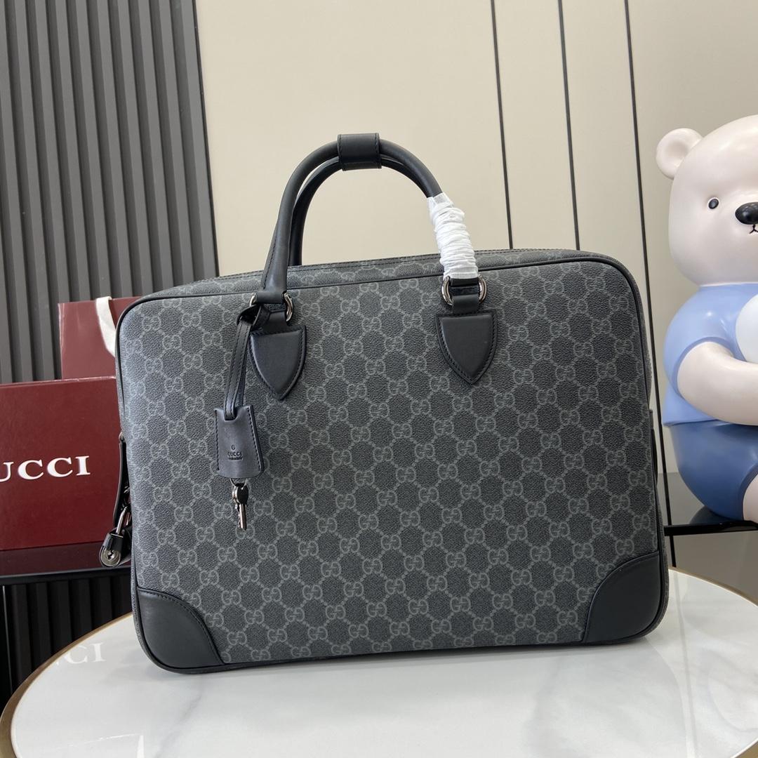 Gucci GG Emblem Medium Briefcase - EUR FASHION