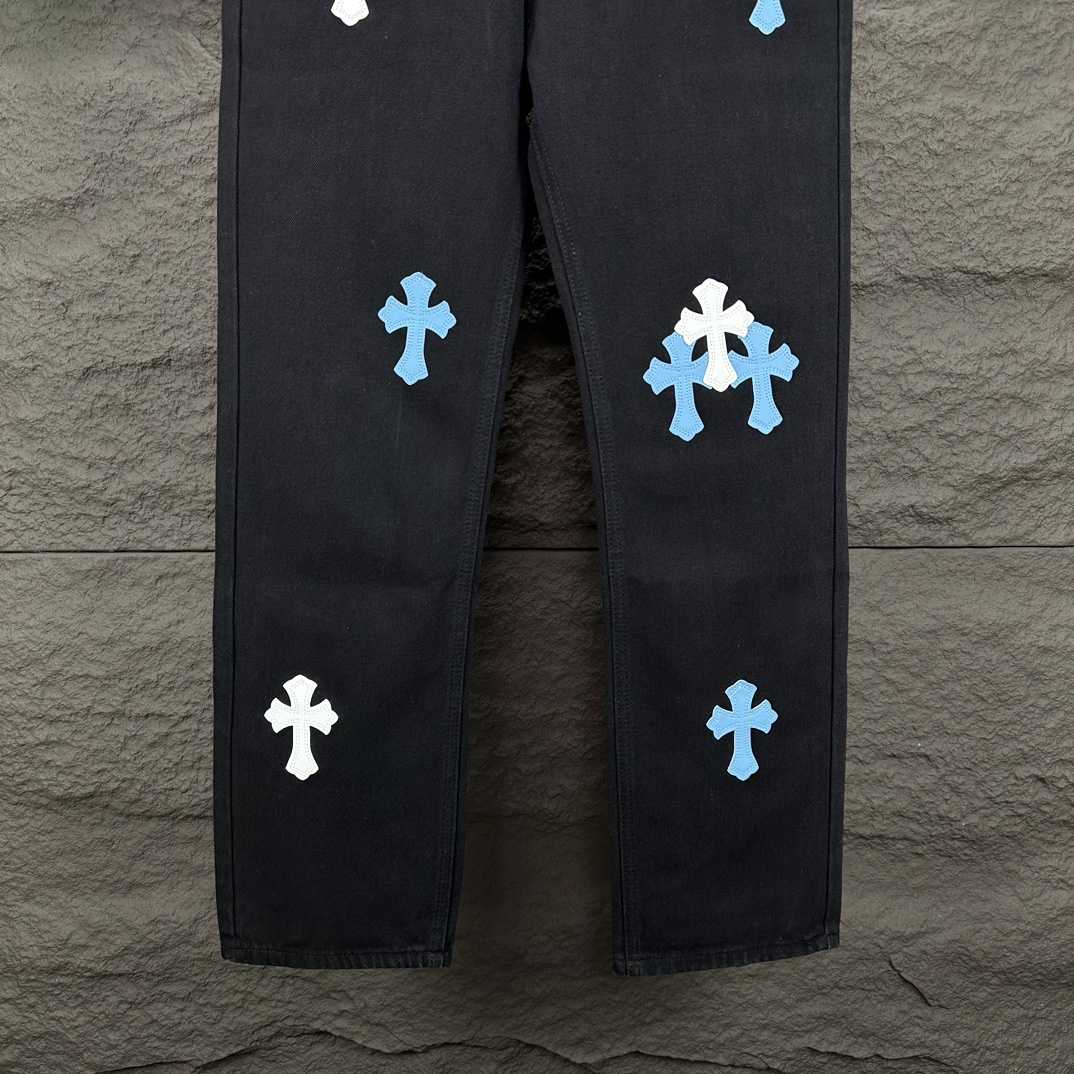 Chrome Hearts Straight Leg Jeans - EUR FASHION