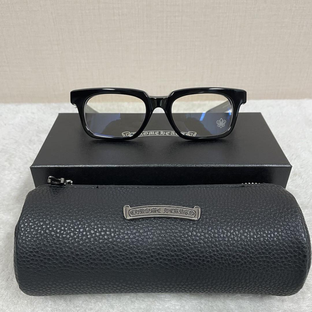 Chrome Hearts See You In Tea Eyeglasses In Black - EUR FASHION