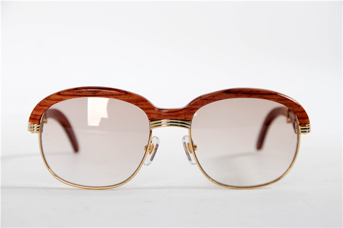 Cartier 1116679 Sunglasses In Gold Brown Gradient - EUR FASHION