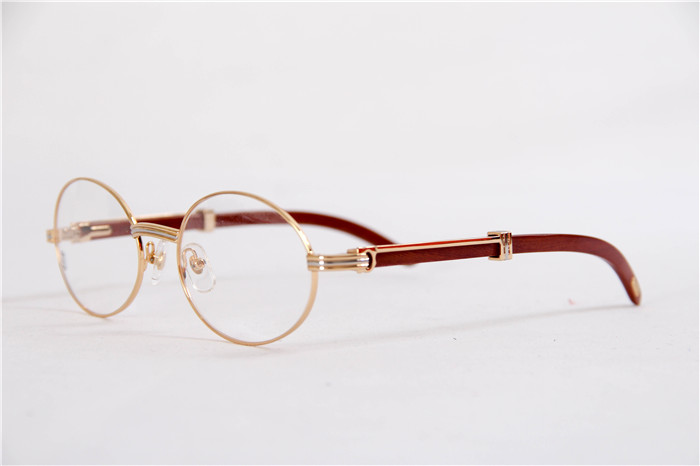 Cartier 7550178 55-22 Sandal Wood Eyeglasses In Gold - EUR FASHION