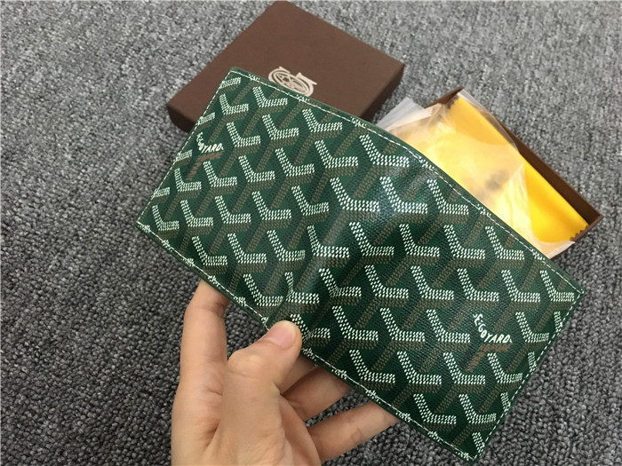 Goyard Short 6 Card Slots Billfold Wallet Green - EUR FASHION