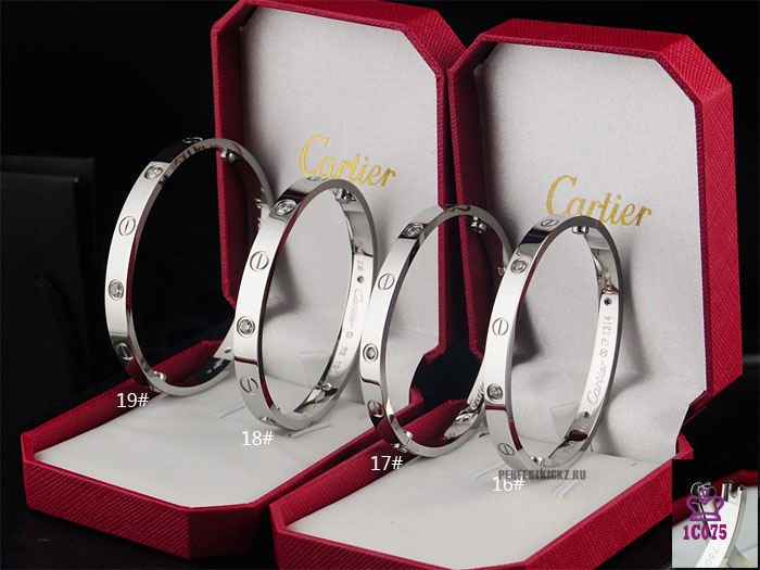 Cartier Classic Love Silver Bracelet With Diamonds - EUR FASHION