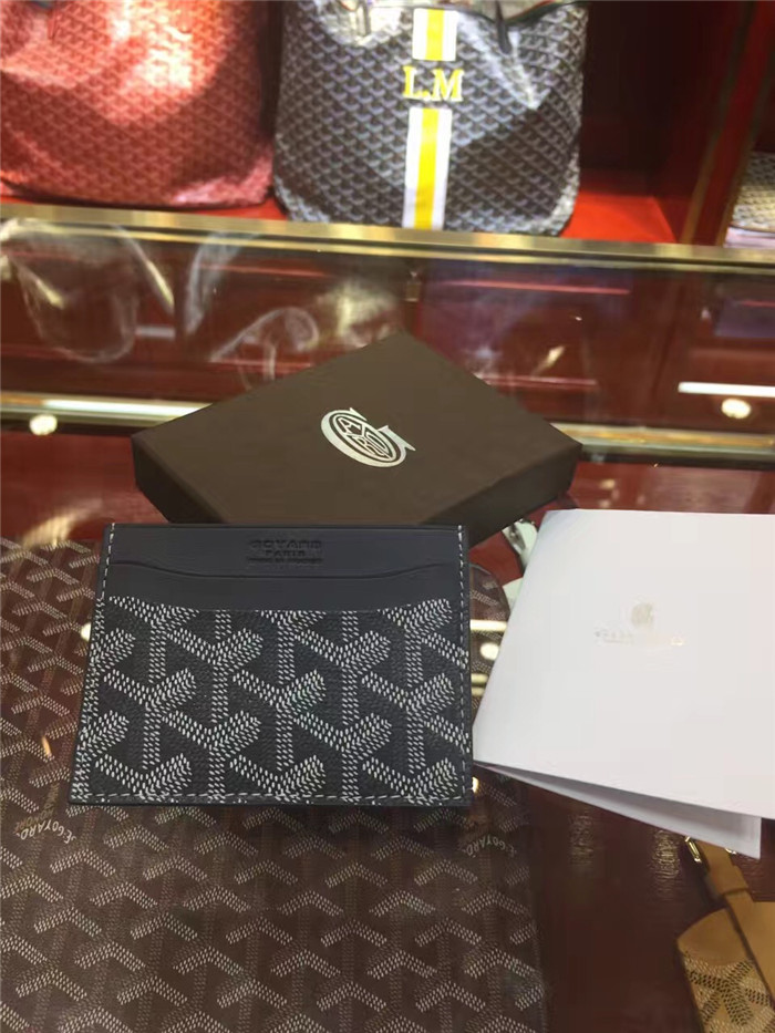 Goyard Card Holder Black - EUR FASHION