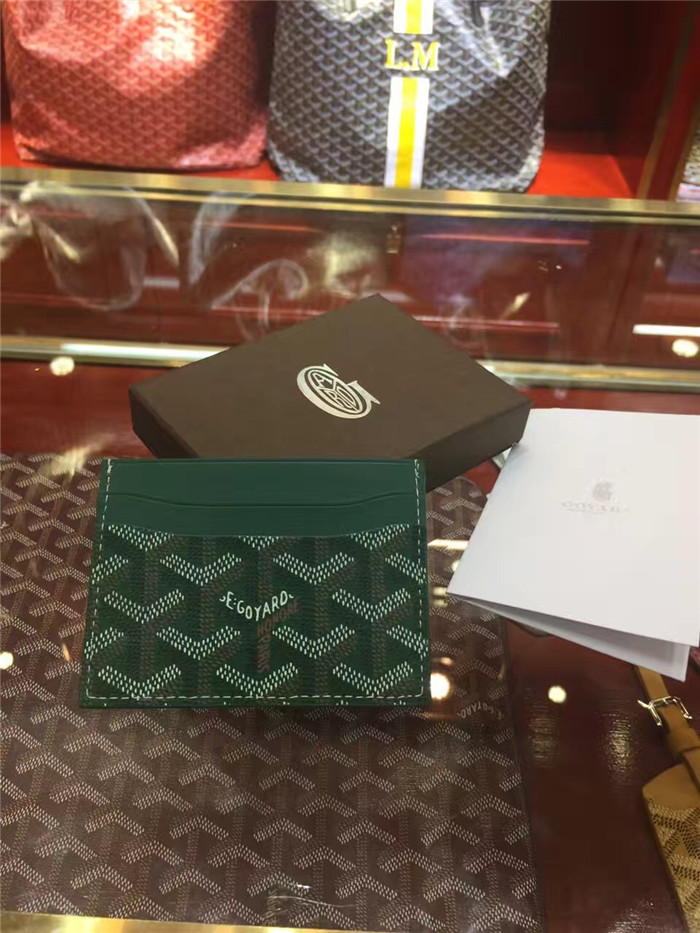 Goyard Card Holder Green - EUR FASHION