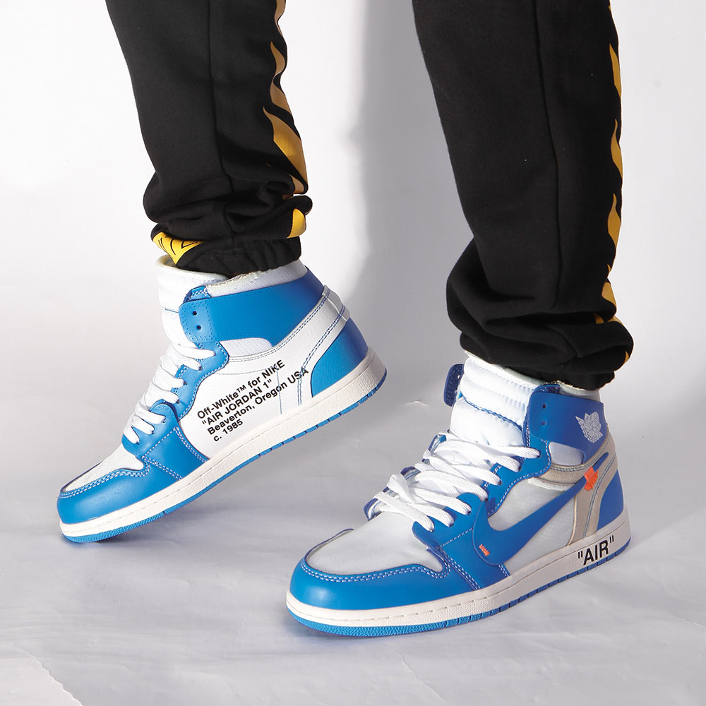 Jordan Off White X Air Jordan 1  UNC Sneaker - EUR FASHION