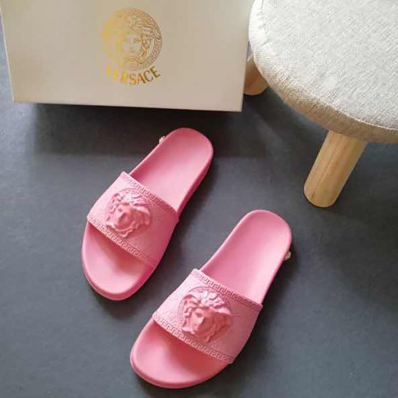 Versace Slides Pink - EUR FASHION