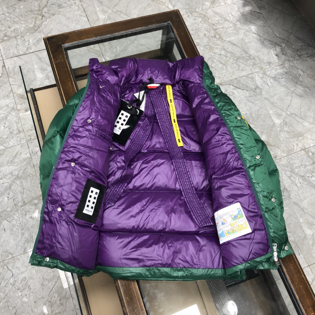 Moncler Down Jacket Blue/Green - EUR FASHION