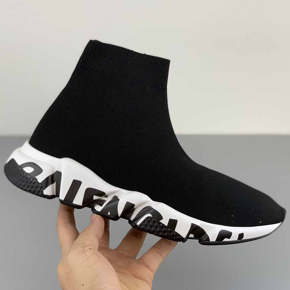 Balenciaga "Graffiti" Speed Trainers  - EUR FASHION