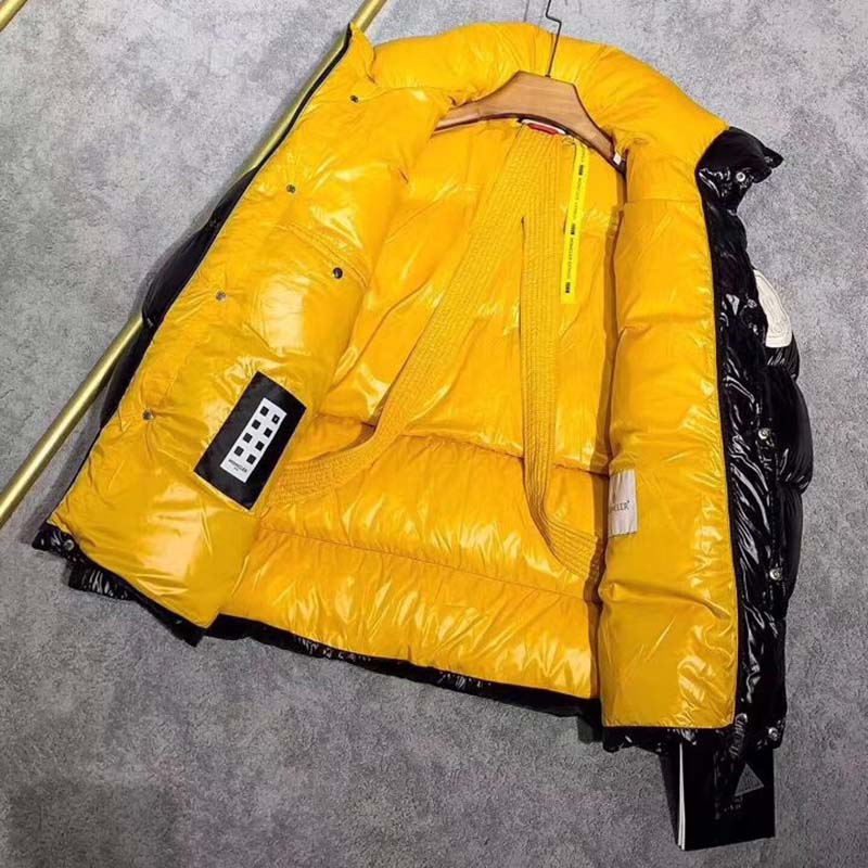 Moncler Down Jacket  Black/Yellow - EUR FASHION