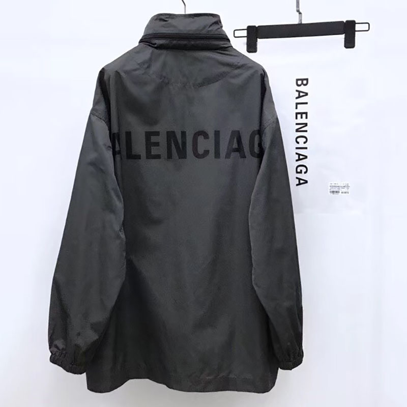 Balenciaga Zip-Up Jacket In Grey - EUR FASHION