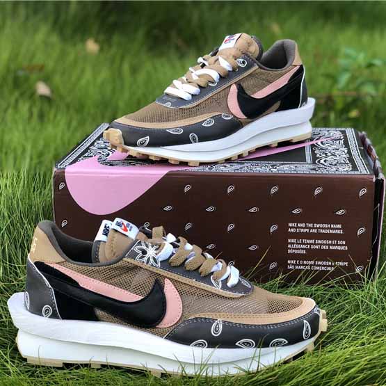 Lvd Waffle Daybreak X Nike Sacai White Brown Grey - EUR FASHION