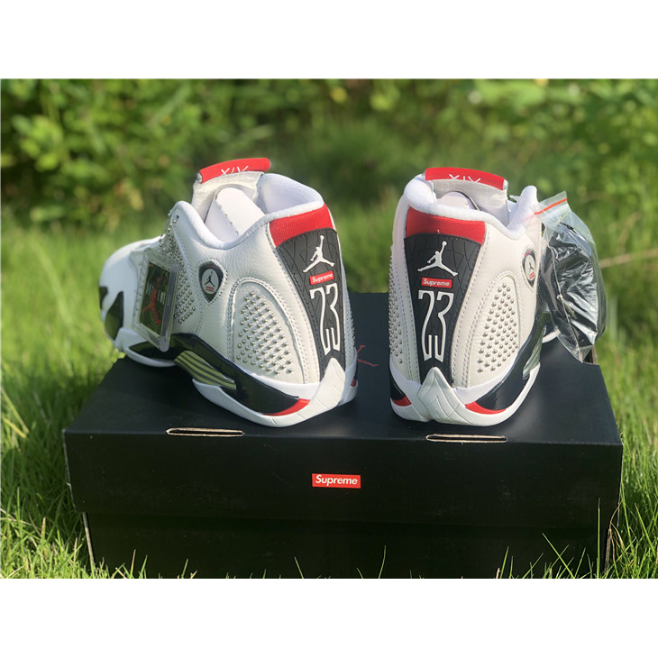 Jordan AJ14 White Red BV7630-106 - EUR FASHION