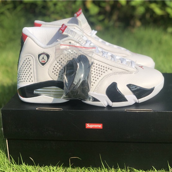 Jordan AJ14 White Red BV7630-106 - EUR FASHION