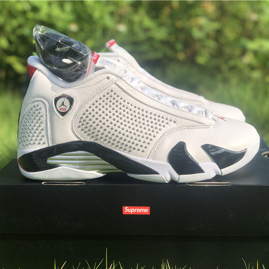 Jordan AJ14 White Red BV7630-106 - EUR FASHION