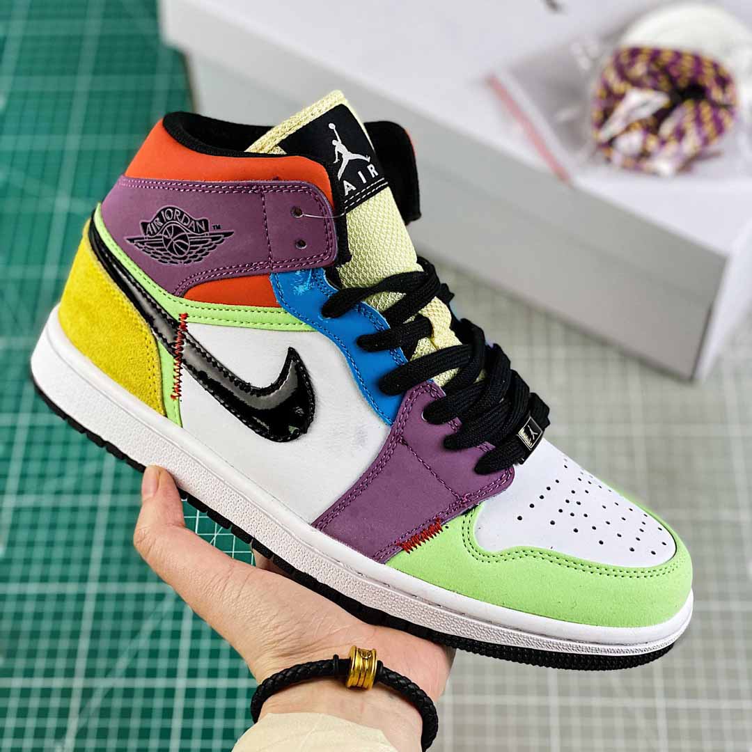 Jordan AJ1 Mid SE “Lightbulb” Multicolor - EUR FASHION