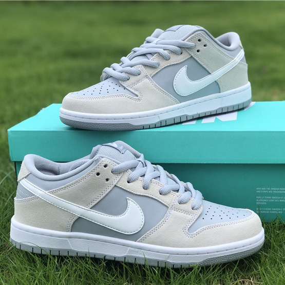 Nike Sb Dunk Low Trd White Summit Wolf Grey AR0778-110 - EUR FASHION