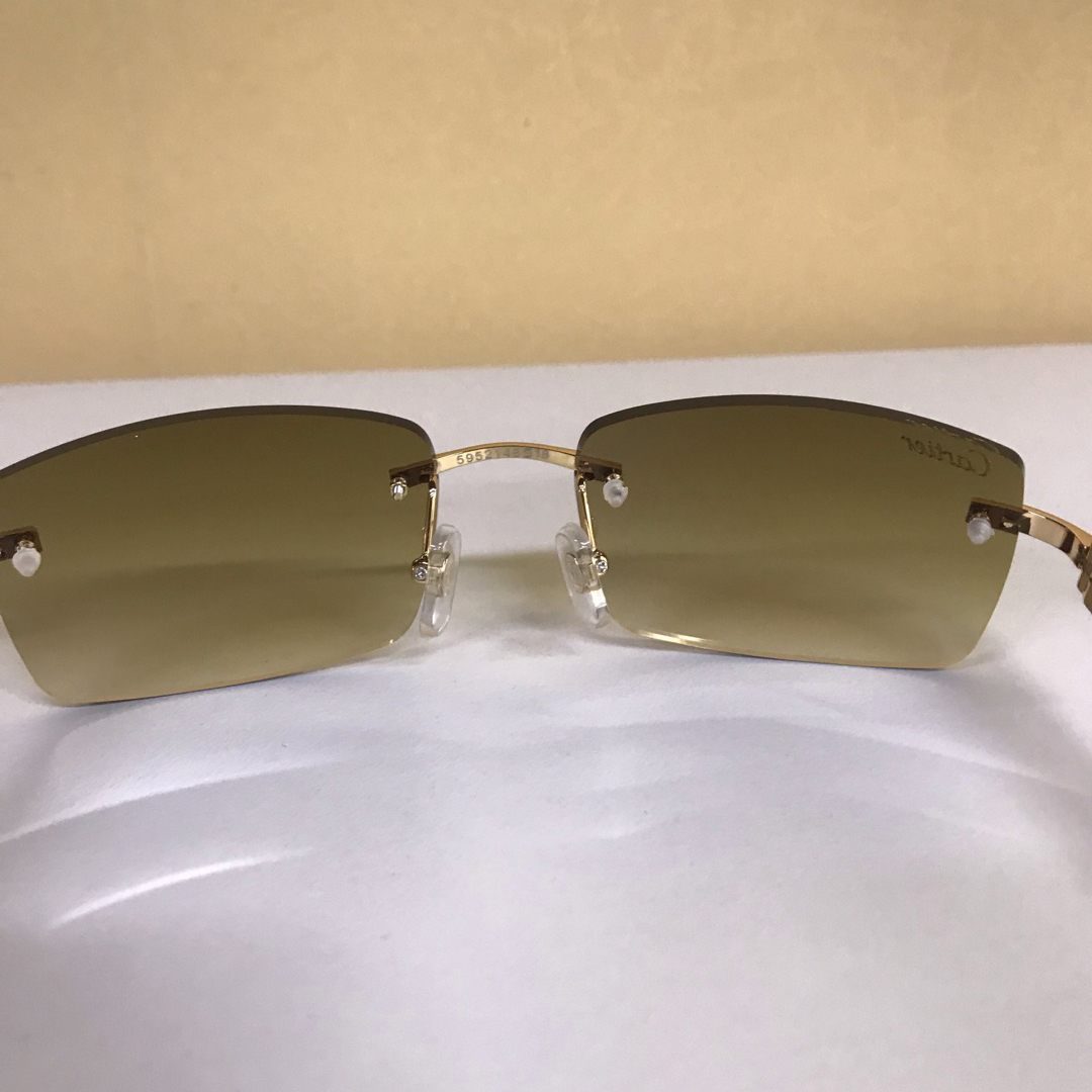 Cartier 3524012 White Buffalo Eyeglasses In Gold - EUR FASHION