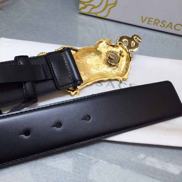 Versace Medusa Head Leather Belt - EUR FASHION