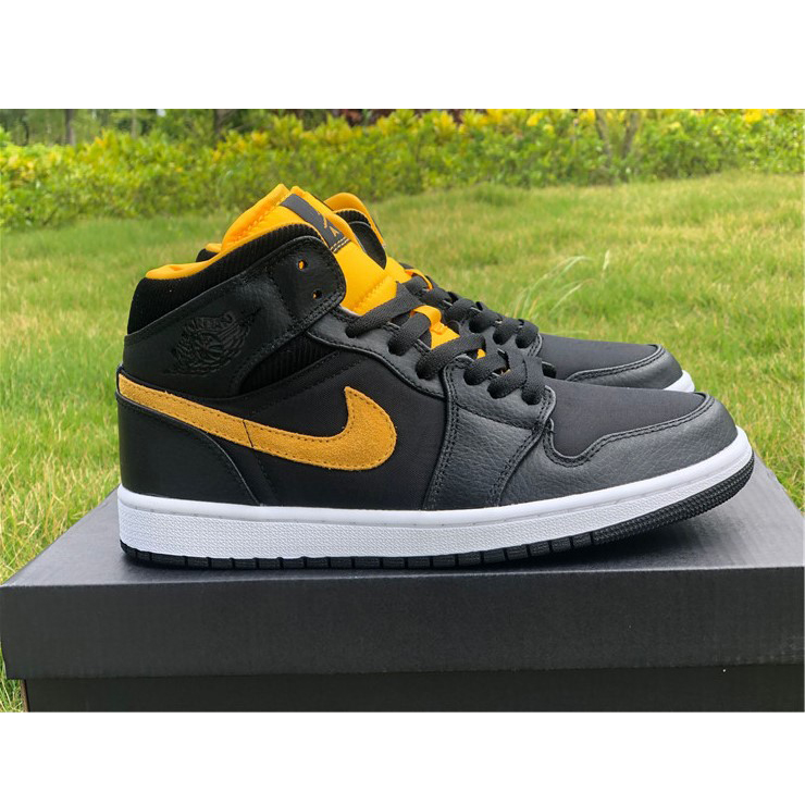 Jordan Air 1 Mid Black University Gold CI9352-001  - EUR FASHION