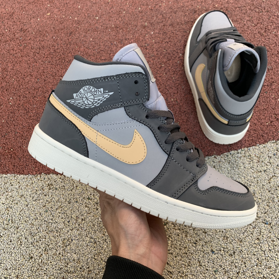 Jordan Air 1 Mid Iron Grey/White Onyx BQ6472 020 - EUR FASHION