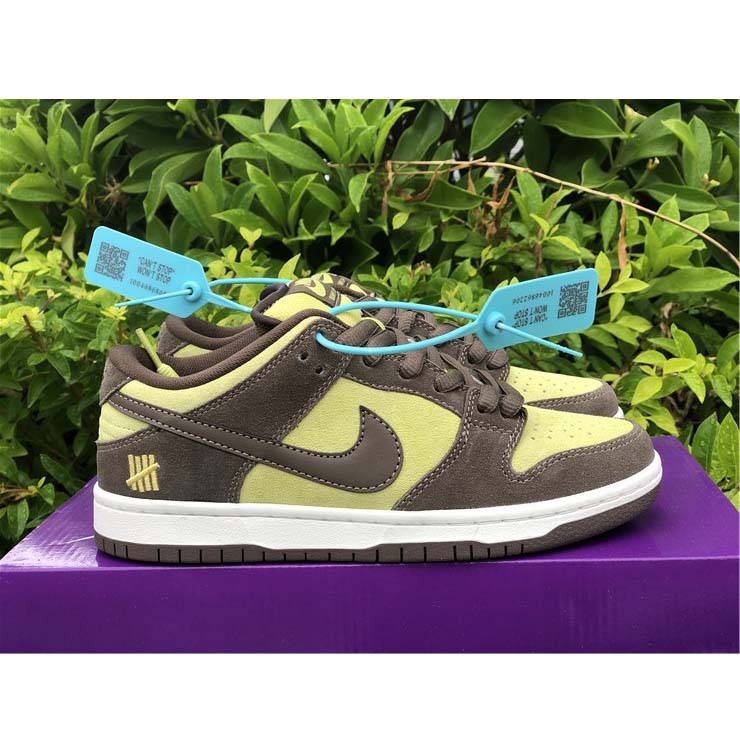 Nike  SB Dunk Low Pro Dark Brown Light Yellow Shoes - EUR FASHION