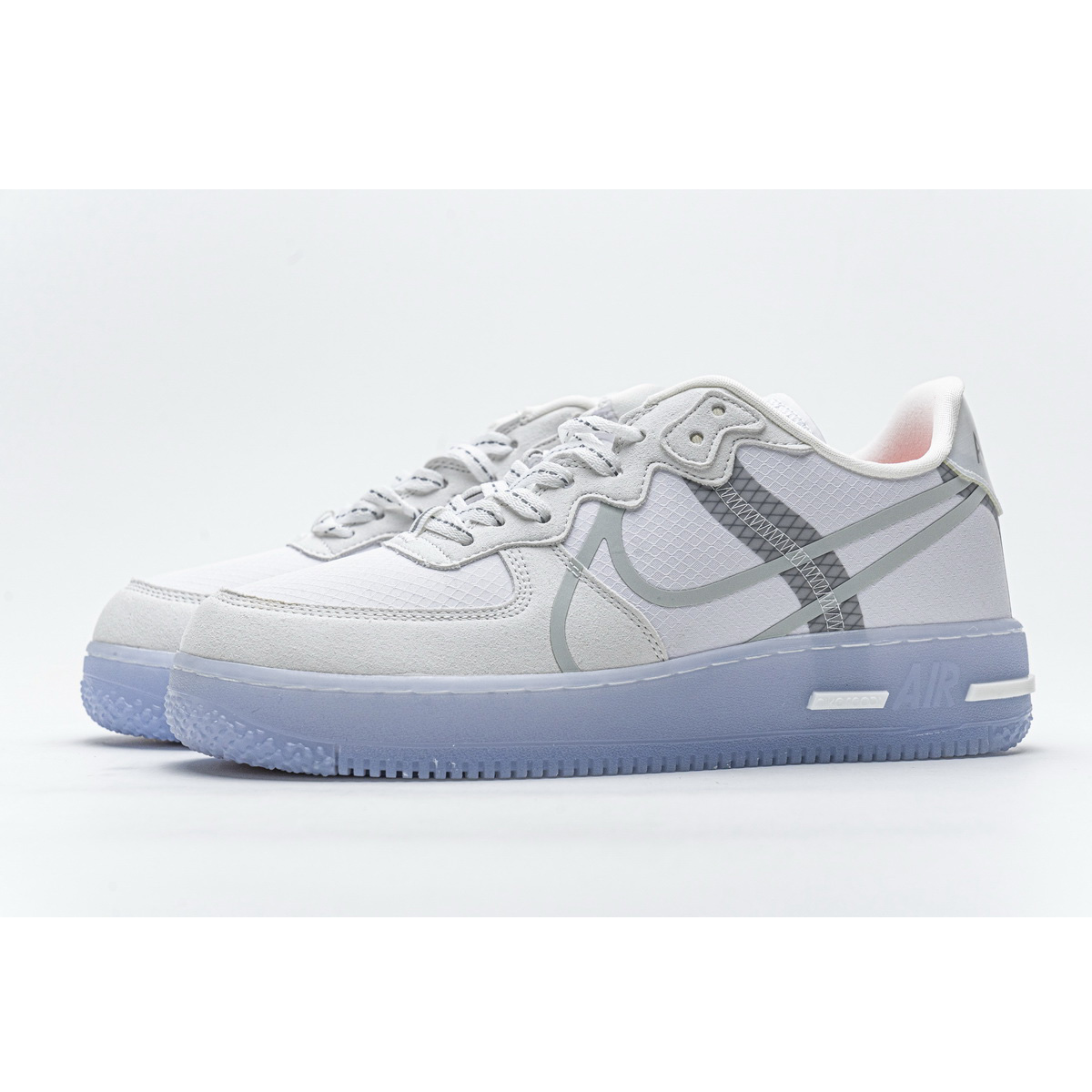 Nike Air Force 1 React White Ice CQ8879-100  - EUR FASHION