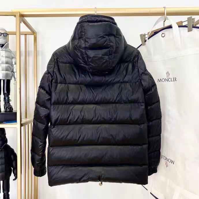 Moncler Logo Print Down Jacket  - EUR FASHION