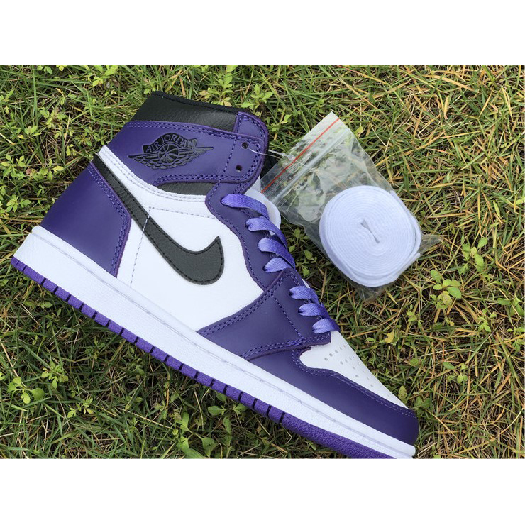 Jordan Air 1 Retro High Court Purple White - EUR FASHION