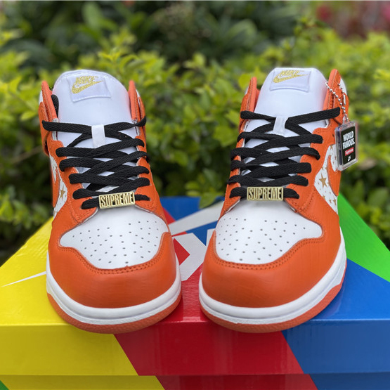 Nike Dunk High Pro SB Supreme Orange Stars - EUR FASHION