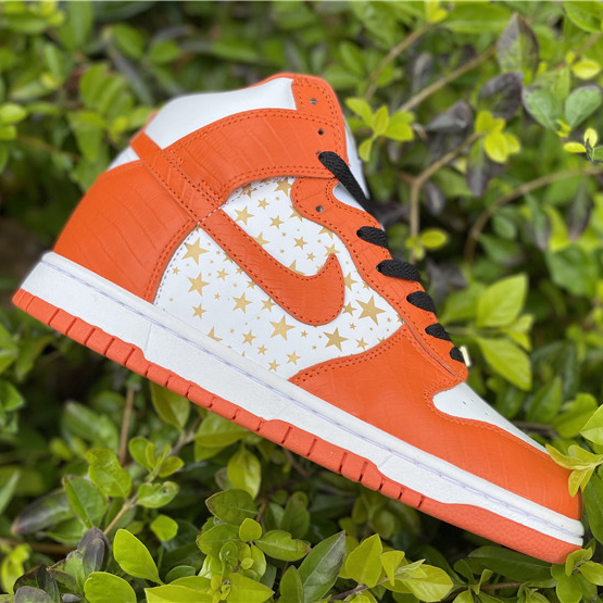 Nike Dunk High Pro SB Supreme Orange Stars - EUR FASHION