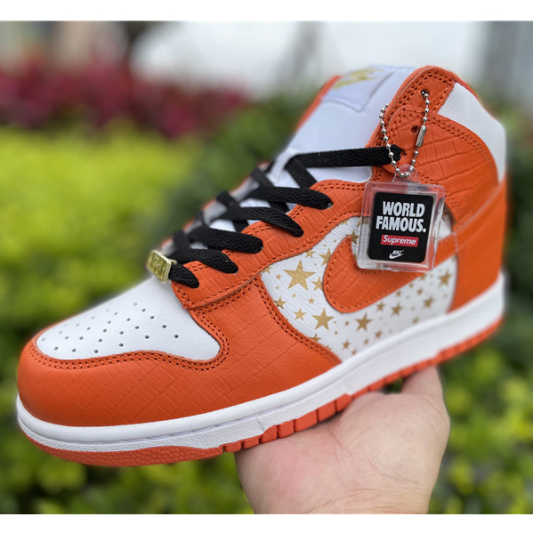 Nike Dunk High Pro SB Supreme Orange Stars - EUR FASHION