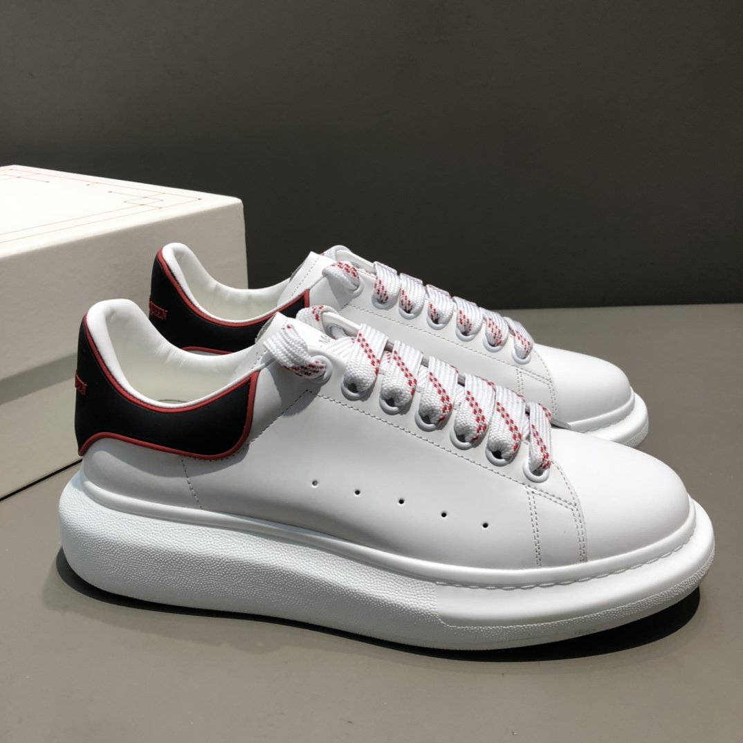 Alexander Mqueen Low-Top Air Platform Leather Sneakers    - EUR FASHION