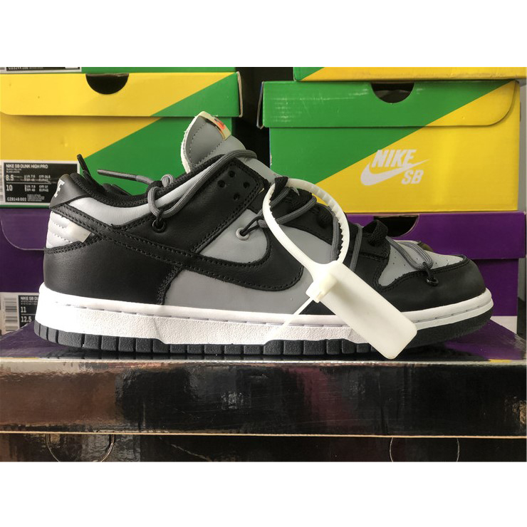 Off-White X Nike Dunk Low Grey Black CT0856-007 - EUR FASHION