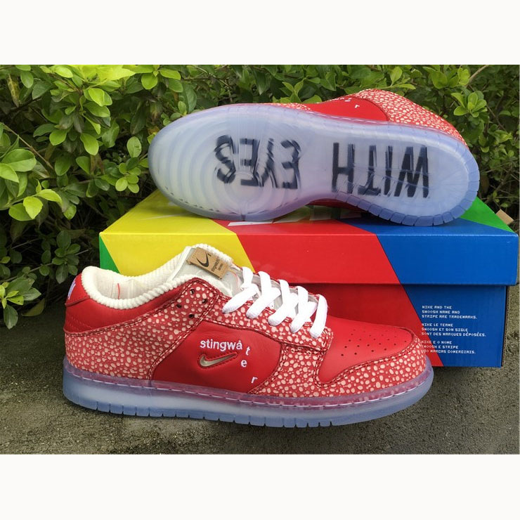 Stingwater X Nike SB Dunk Low Bright Red - EUR FASHION