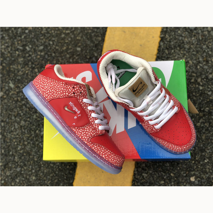 Stingwater X Nike SB Dunk Low Bright Red - EUR FASHION