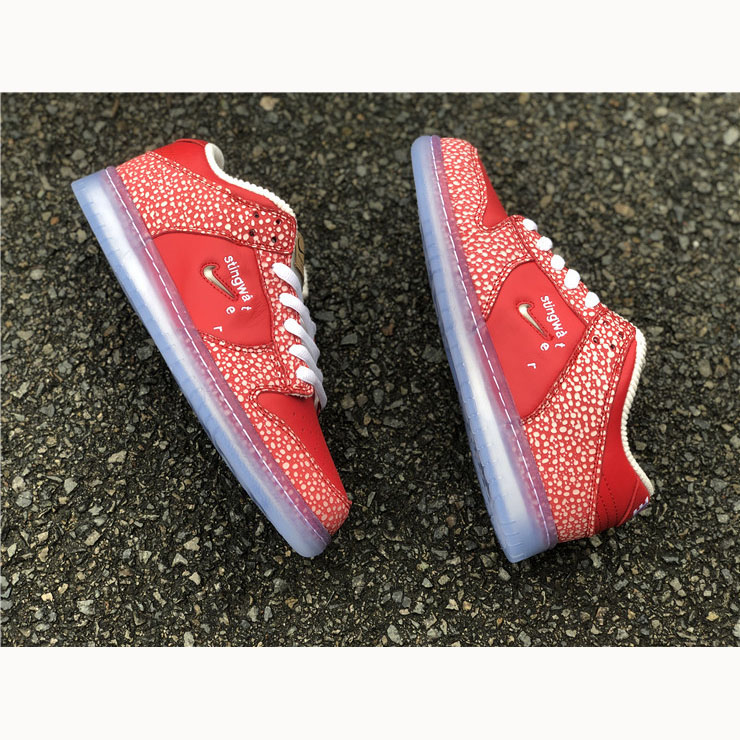 Stingwater X Nike SB Dunk Low Bright Red - EUR FASHION