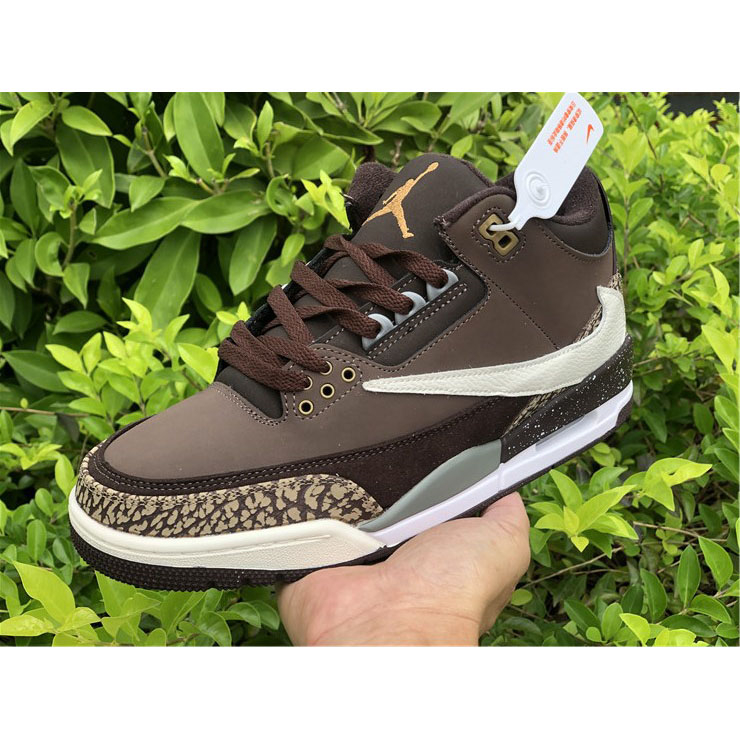 Jordan  Travis Scott X AJ 3 Brown  - EUR FASHION