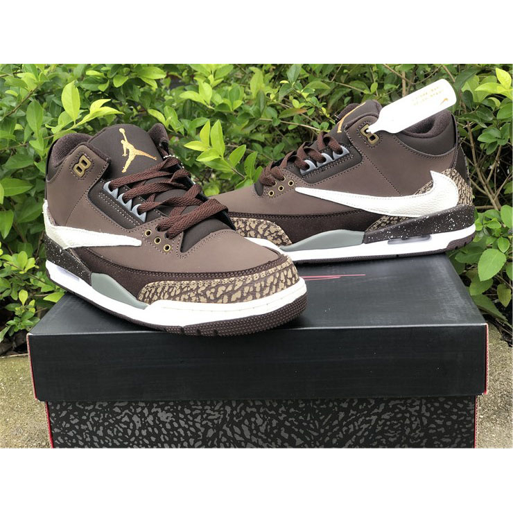 Jordan  Travis Scott X AJ 3 Brown  - EUR FASHION