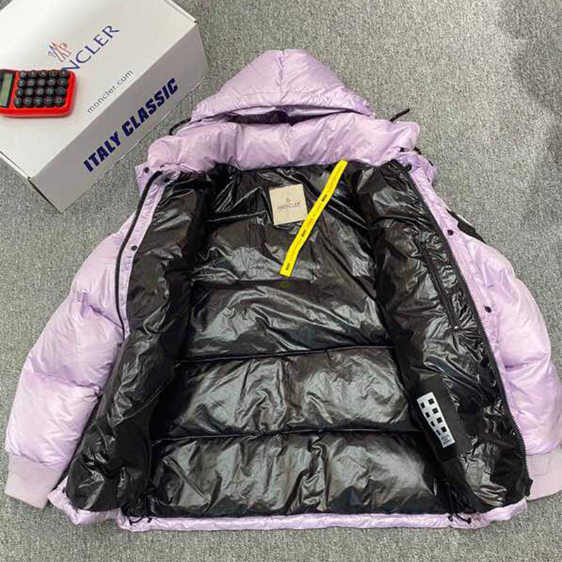 Moncler Anthemyx Short Down Jacket In Light Lilac - EUR FASHION