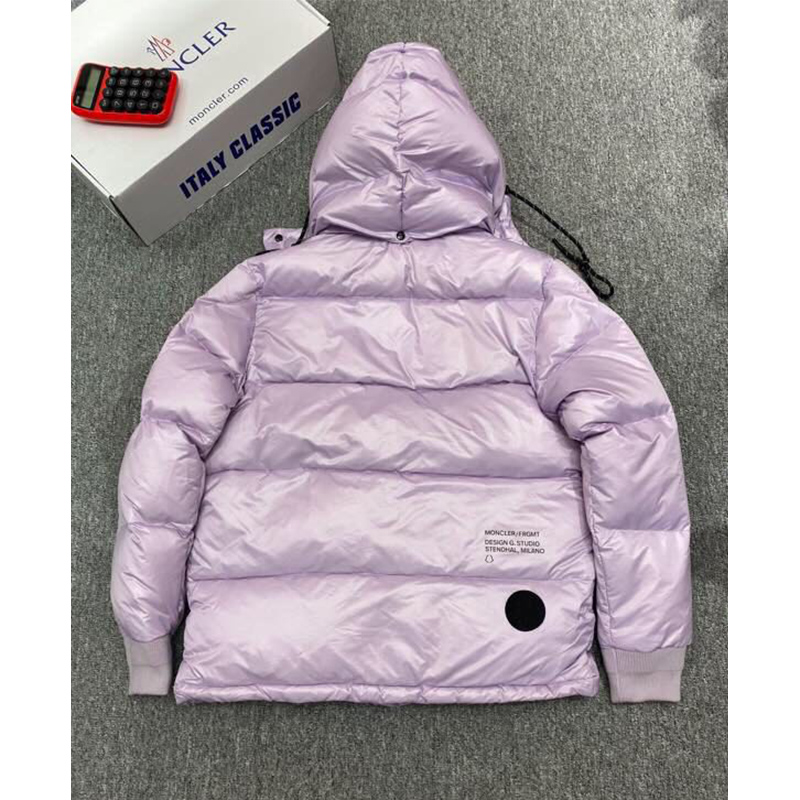 Moncler Anthemyx Short Down Jacket In Light Lilac - EUR FASHION