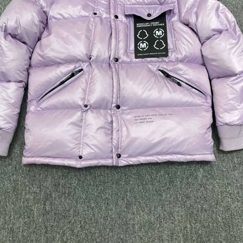 Moncler Anthemyx Short Down Jacket In Light Lilac - EUR FASHION