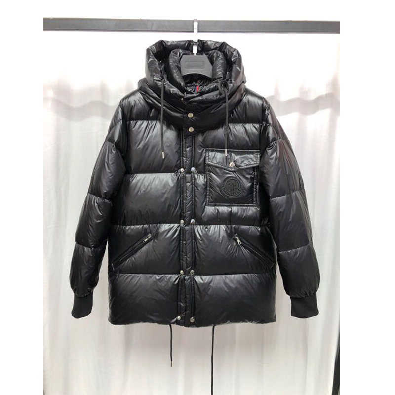 Moncler  Lamentin Short Down Jacket In Black - EUR FASHION