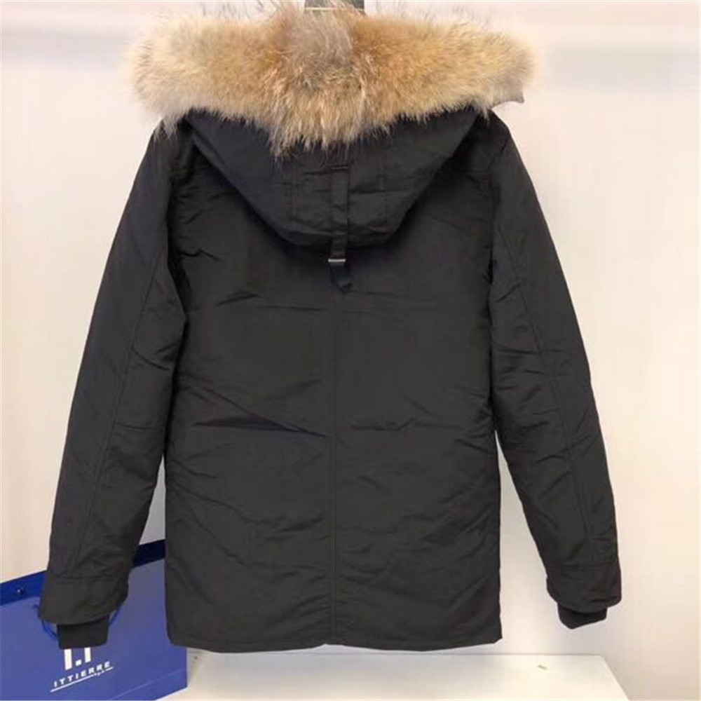 Canada Goose Men Padded Long Down Jacket In Black(06） - EUR FASHION