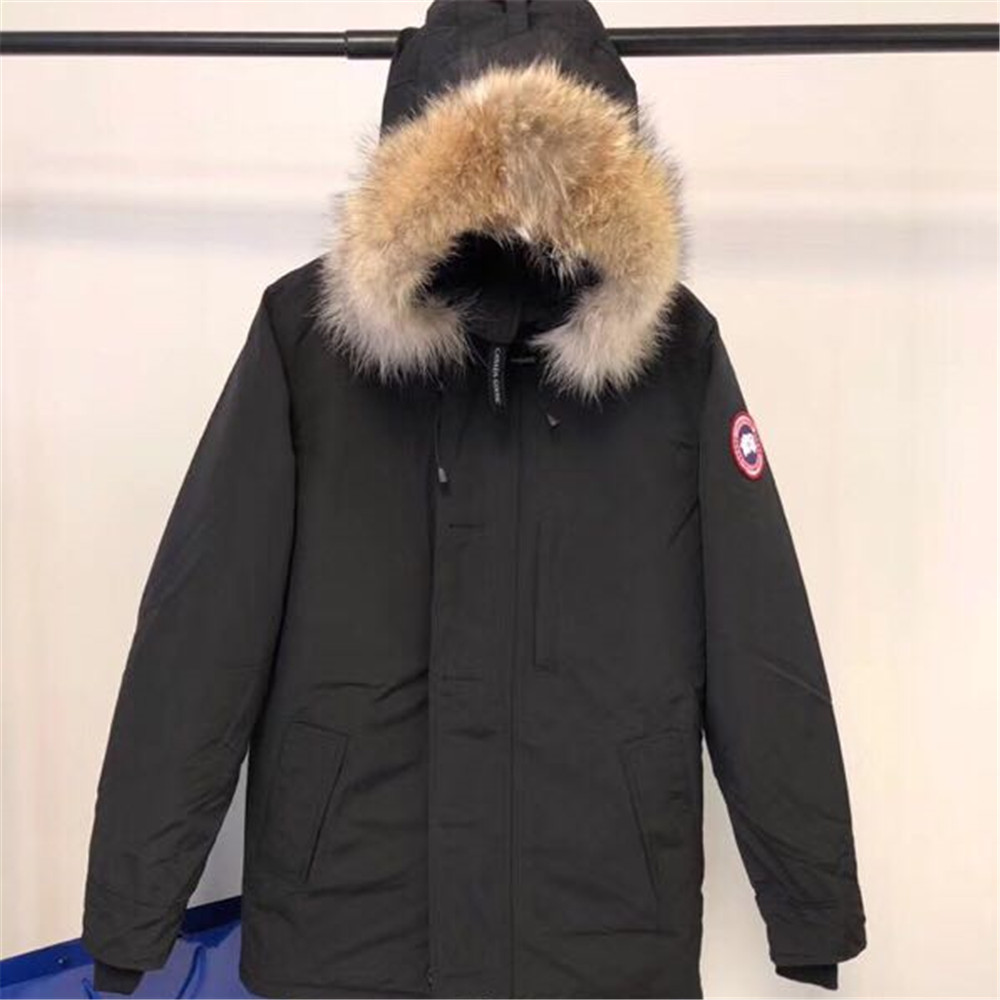 Canada Goose Men Padded Long Down Jacket In Black(06） - EUR FASHION