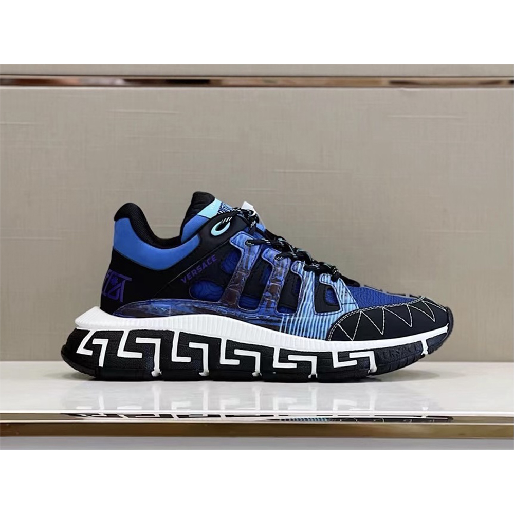 Versace Trigreca Sneakers Blue - EUR FASHION