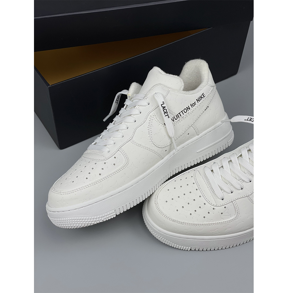 Louis Vuitton  X Nike Air Force 1 Sneaker All White - EUR FASHION